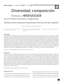 Anatomía De La Madera De Tres Especies De Mimosa