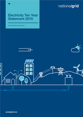 Electricity Ten Year Statement 2016