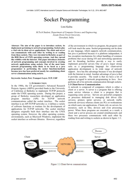 Socket Programming