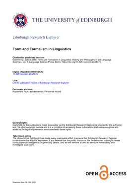 Edinburgh Research Explorer