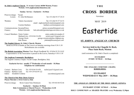 Eastertide Barbaracorry #39 0184 38 450 Nichol.Jean31@Gmail.Com George Owen George.Owen@Omnibus-Clapham.Org John Wason Johnandjillwason@Aol.Com ST