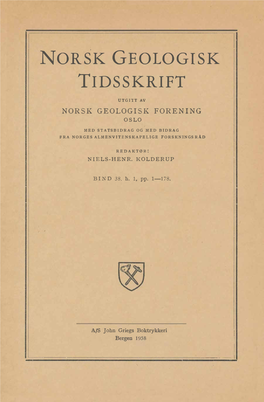 NORSK GEOLOGISK TIDSSKRIFT L