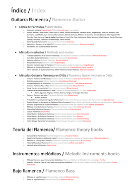 Índice / Index