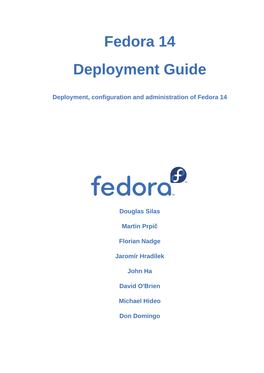 Fedora 14 Deployment Guide