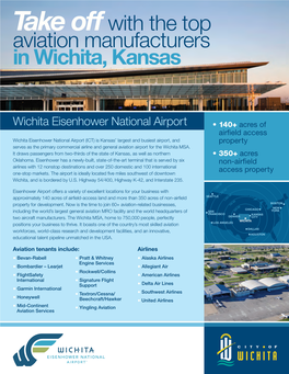 Take Offwith the Top Aviation Manufacturers in Wichita, Kansas