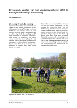Bryologisch Verslag Van Het Voorjaarsweekeind 2009 Te Audinghen (Frankrijk, Boulonnais)