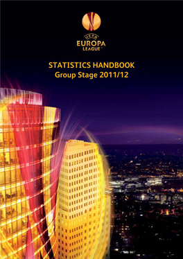 2011/12 UEFA Europa League Group Stage Statistics Handbook