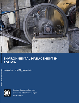 Environmental Management in Bolivia