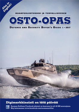 Maanpuolustuksen Ja Turvallisuuden OSTO-OPAS 1/2017 5