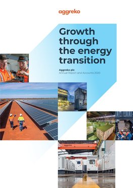 Growth Through the Energy Transition Strategic Report in Order to Grow While Continuing to Meet Our Customers’ Changing Needs, We Will Evolve the Way We Do Business
