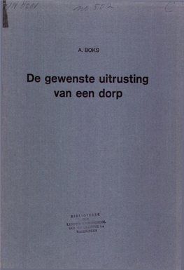 De Gewenste Uitrusting Van Een Dorp