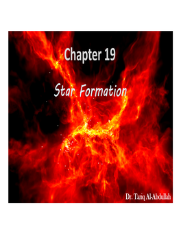 Chapter 19 Star Formation
