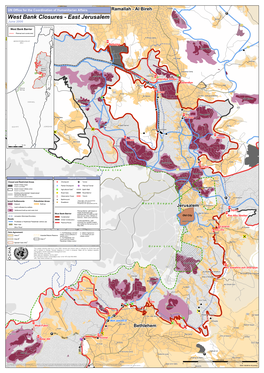 East Jerusalem Pesagot Burqa Khirbet Kafr Sheiyan P P Beituniya June 2006 P B?60 LEBANON West Bank Barrier