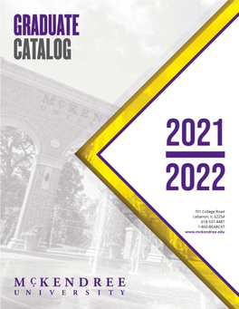 2021-2022 Graduate Catalog