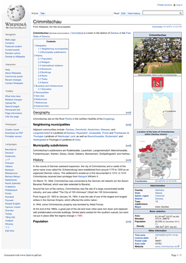 Crimmitschau from Wikipedia, the Free Encyclopedia Coordinates: 50°49′5″N 12°23′15″E