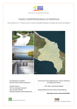 Piano Comprensoriale Di Bonifica