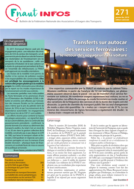 Transferts Sur Autocar Des Services Ferroviaires