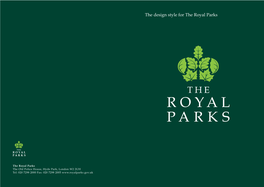 The Design Style for the Royal Parks