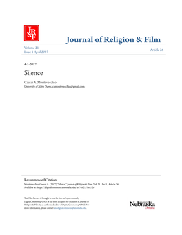 Journal of Religion & Film