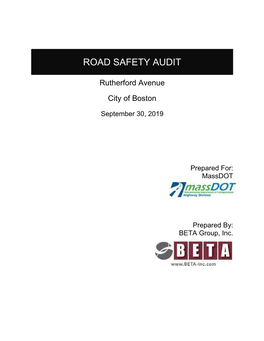 Road Safety Audit