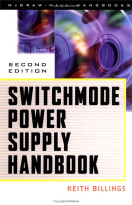 Switchmode Power Supply Handbook, 2Nd Edition