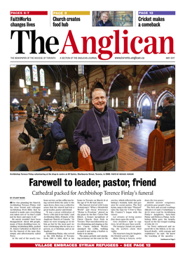Farewell to Leader, Pastor, Friend