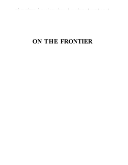 On the Frontier: Flight Research at Dryden, 1946-1981