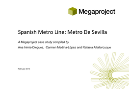 Spanish Metro Line: Metro De Sevilla