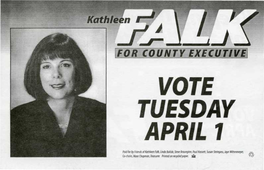 Dane County Executive Kathleen Falk