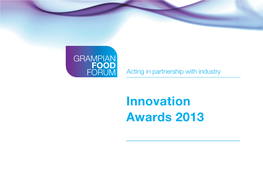 Innovation Awards 2013 Foreword