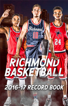 2016-17 Richmond Men's Basketball Schedule
