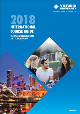 Victoria University 2018 International Course Guide