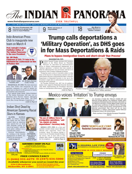 8 9 18 Trump Calls Deportations A