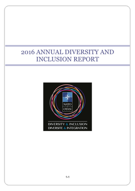 Please Read Our 2016 Annual Diversity and Inclusion Report