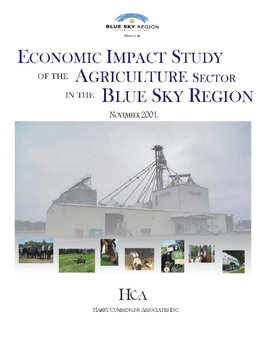 2001 Economic Impact Study of the Agricultural Sector in the Blue Sky