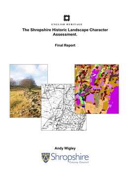 The Shropshire Historic Landscape Character Assessment