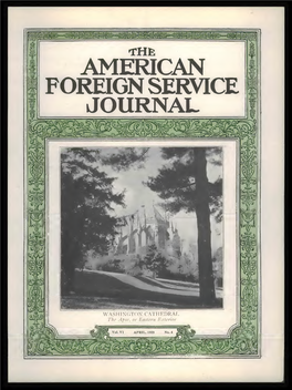 The Foreign Service Journal, April 1929