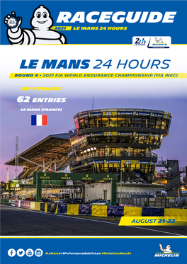 Raceguide 2021 Le Mans 24 Hours