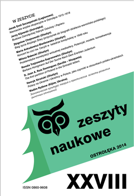 Zeszyty Naukowe Xxviii