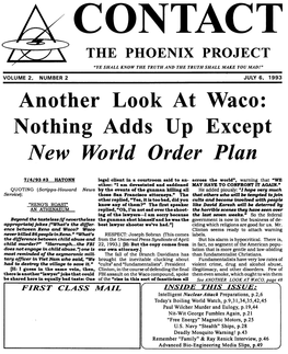 Another Look at Waco—Nothing Adds up Except New World Order Plan