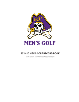 2019-20 Men's Golf Record Book