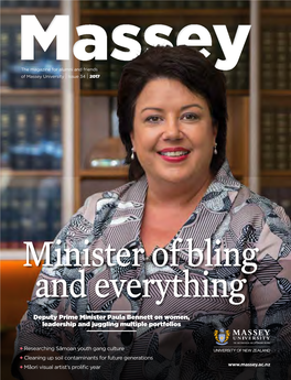 April 2017 | MASSEY | 1 2 | MASSEY | April 2017 | Massey University Massey | 2017