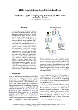 From Interlinear Glossed Texts to Paradigms