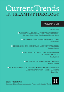 Current Trends in ISLAMIST IDEOLOGY