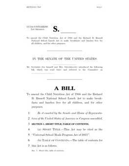 Universal School Meals Program Act of 2021’’