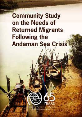 Community Study on the Needs of Returned Migrants Following the Andaman Sea Crisis