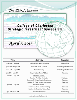 Strategic Investment Symposium Spring 2017