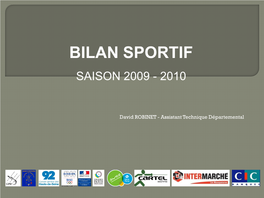 RAPPORT D'activite C.D.E.H.S. Saison 2008-2009