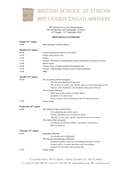 UG20 Itinerary-Provi