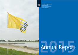 Annual Report 2015: a Range of Threats to the Netherlands